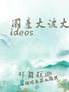 国产大波大乳videos