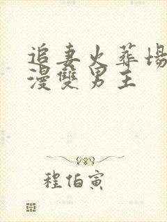 追妻火葬场的韩漫双男主