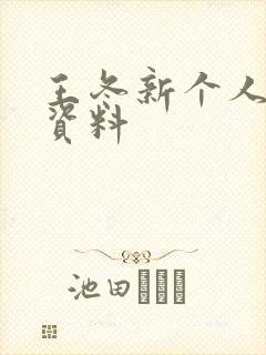 王冬新个人简介资料