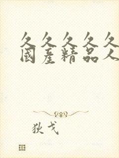 久久久久久久久国产精品人妻aⅴ