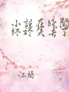 小说在线阅读我终于失去了你