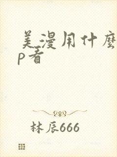 美漫用什么app看