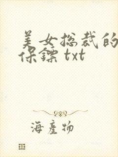 美女总裁的贴身保镖 txt