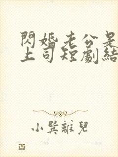 闪婚老公是顶头上司短剧结局