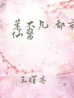 叶不凡 都市古仙医