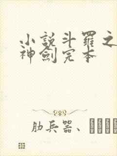 小说斗罗之灵珠神剑完本