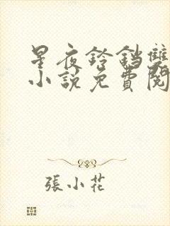 星夜铃铛双男主小说免费阅读