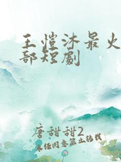 王恺沐最火的十部短剧