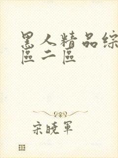 黑人精品综合一区二区