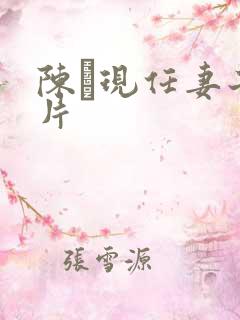 陈玘现任妻子照片