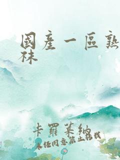 国产一区熟女丝袜