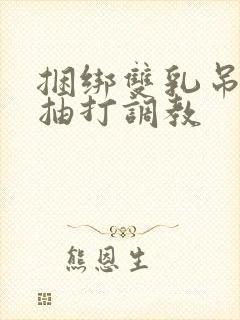 捆绑双乳吊起来抽打调教