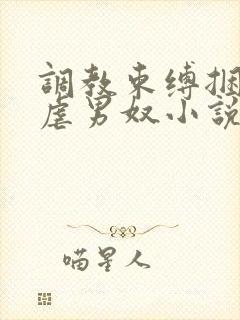 调教束缚捆绑私虐男奴小说