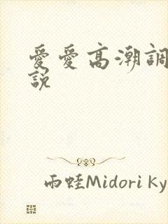 爱爱高潮调教小说