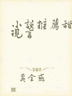 小说推荐甜宠文现言