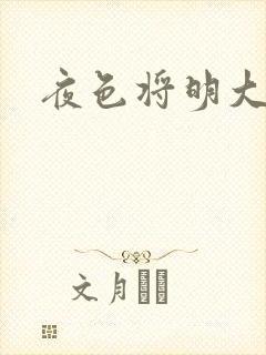 夜色将明大结局