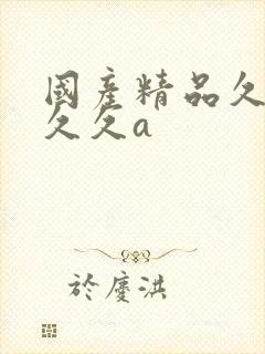 国产精品久久久久久a