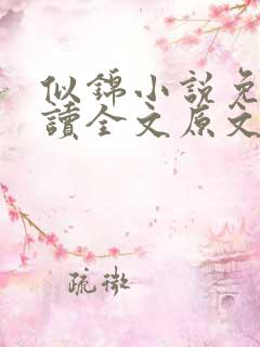 似锦小说免费阅读全文原文无弹窗