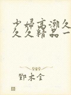 少妇高潮久久久久久精品一