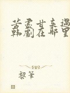 苦尽甘来遇见你韩剧在哪里看