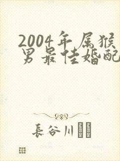 2004年属猴男最佳婚配