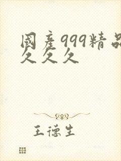 国产999精品久久久