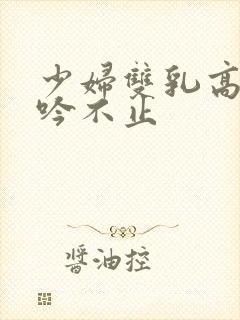 少妇双乳高耸呻吟不止