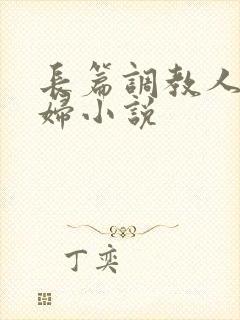 长篇调教人妻美妇小说