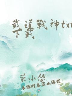 武道战神txt下载