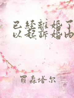 已经离婚了还可以起诉婚内出轨吗