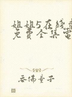 姐姐5在线观看免费全集电视剧