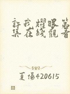 许我耀眼第16集在线观看免费