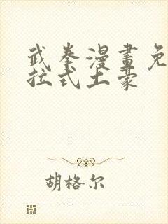 武拳漫画免费下拉式土豪