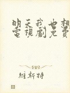 明天我也想见你电视剧免费