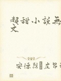 超甜小说无虐宠文