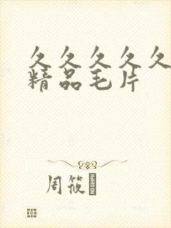 久久久久久国产精品毛片