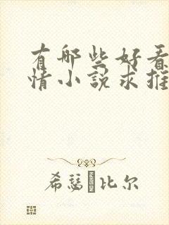 有哪些好看的言情小说求推荐