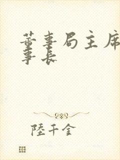 董事局主席与董事长