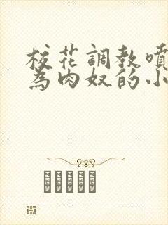 校花调教喷水沦为肉奴的小说