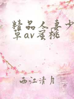 精品人妻少妇嫩草av蜜桃