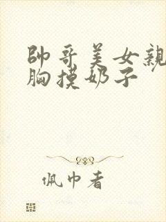 帅哥美女亲吻揉胸摸奶子