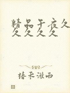 精品午夜久久久久久久久