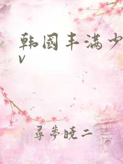 韩国丰满少妇av
