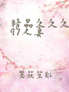 精品久久久久久97人妻