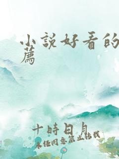 小说好看的书推荐