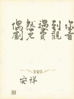 偶然遇到你电视剧免费观看全集高清