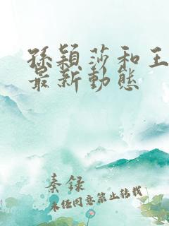 孙颖莎和王楚钦最新动态