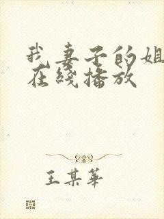 我妻子的姐姐2在线播放