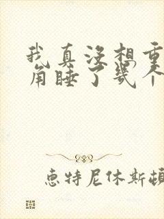 我真没想重生主角睡了几个女主