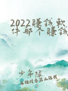 2022赚钱软件哪个赚钱多又快